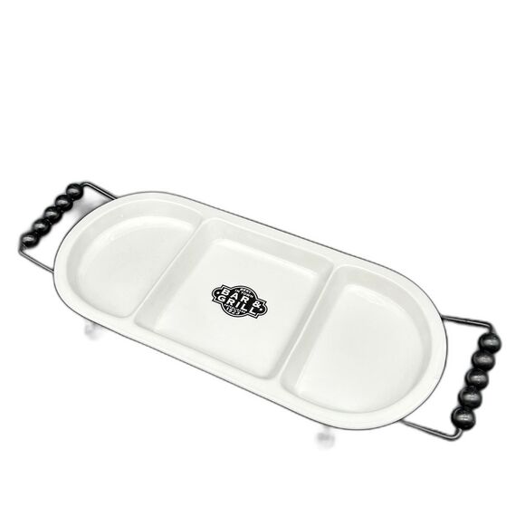 Bar & Grill Signature Divided Seving Dish Platter Vintage (E) - Picture 1 of 7